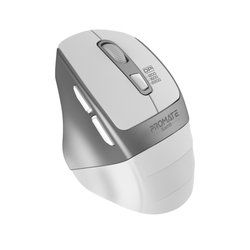 Promate Wireless Mouse, Ergonomic Silent Click Optical 2.4GHz Cordless Mice with Adjustable 2200DPI, 6 Programmable Buttons, USB Nano Receiver and 10m Working Distance for MacBook Air, Dell XPS 13