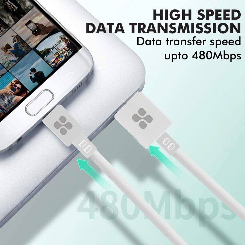

Promate 1.2-Meter MicroCord-1 Micro USB Cable, High-Speed 1.8A USB A Male to Micro-B USB, Sync Charging Cable with Anti-Tangle Cord and Over-Charging