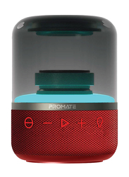 Promate Glitz Portable Bluetooth Speaker, Red