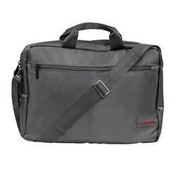 Promate Gear-MB Messenger Bag with Water-Resistance for 15.6-Inch Laptops, Black