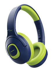 Promate Coddy Wireless Over-Ear Kids Headphones with Dual Mic, Emerald