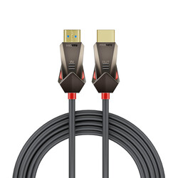 Promate HDMI 2.0 Cable, 4K@60Hz HDMI to HDMI Unidirectional Cable with 3D Video Support, 18Gbps Bandwidth, Ethernet, 20M Fiber Optic Cable and Gold-Plated Connectors for Laptops, Monitors