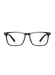 Bolon Full-Rim Square Black Eyeglass Frame for Men, BJ3050 B10 54, 54/17/148