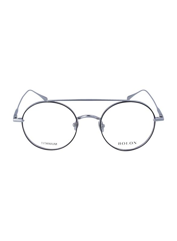 Bolon Full-Rim Round Gold Unisex Eyeglass Frame, BJ1309 B11 50, 50/21/135