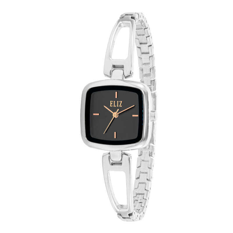 

ELIZ ES8828L2SGS Metal Case and Bracelet 3-Hands Women's Watch