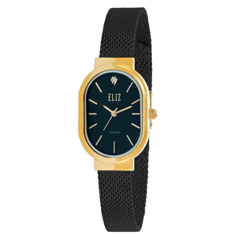 

ELIZ ES8832L2GNN SS & Mesh Strap 3-Hands Women's Watch