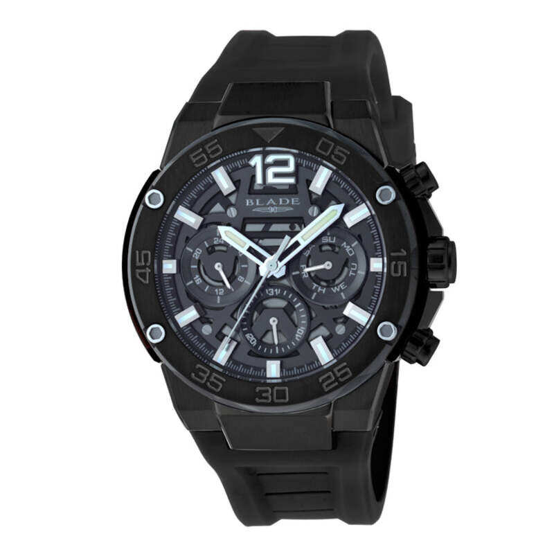 

BLADE Swift Noir 3667G5NNN SS & Silicone Strap Multifunction Men's Watch