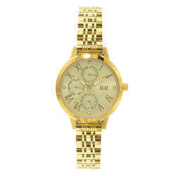 ELIZ ES8755L2GCG SS Caseback & Band Multifunction Women's Watch