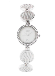 Eliz Analog Watch for Women with Stainless Steel Band, Water Resistant, ES8643L2SWS, Silver