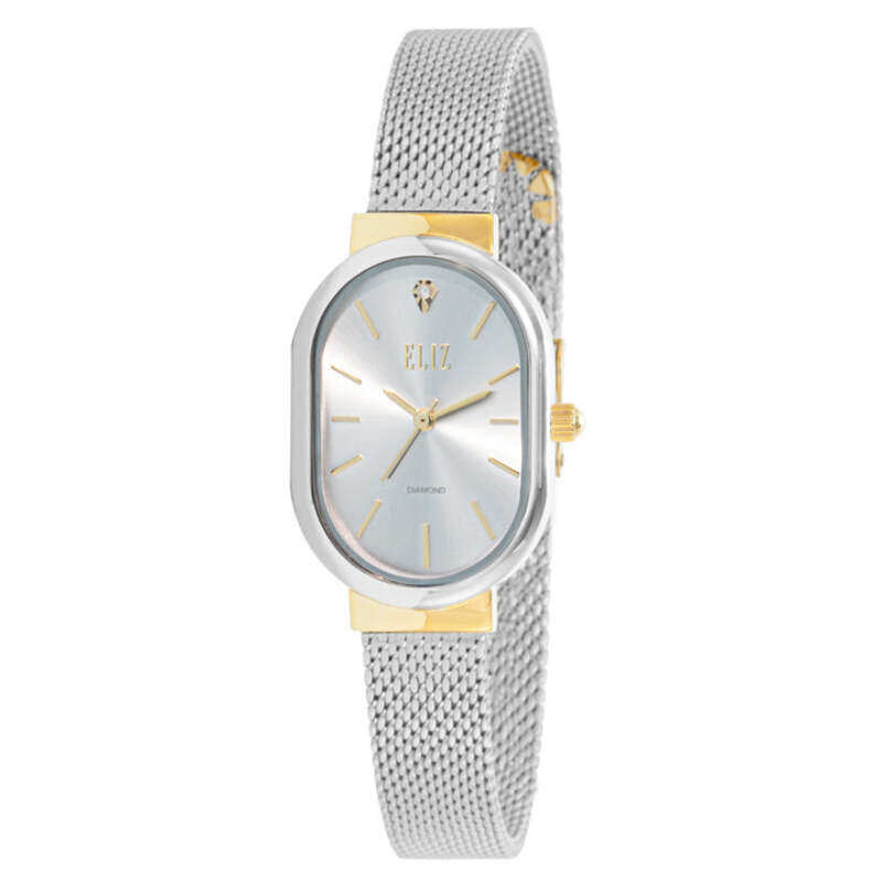 

ELIZ ES8832L2TST SS & Mesh Strap 3-Hands Women's Watch