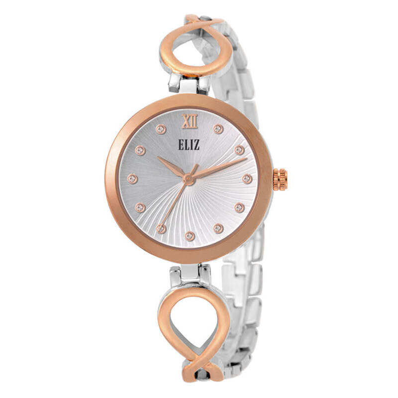 

ELIZ ES8856L2USU Metal Case and Bracelet 3-Hands Women's Watch