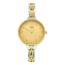 ELIZ ES8719L2TCT Metal Case and Bracelet 3-Hands Women's Watch