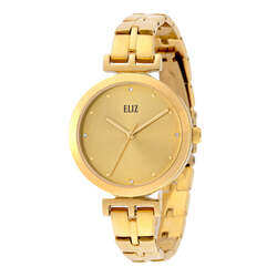 ELIZ ES8860L2GCG Metal Case and Bracelet 3-Hands Women's Watch