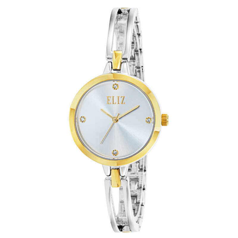 

ELIZ ES8830L2TST Metal Case and Bracelet 3-Hands Women's Watch