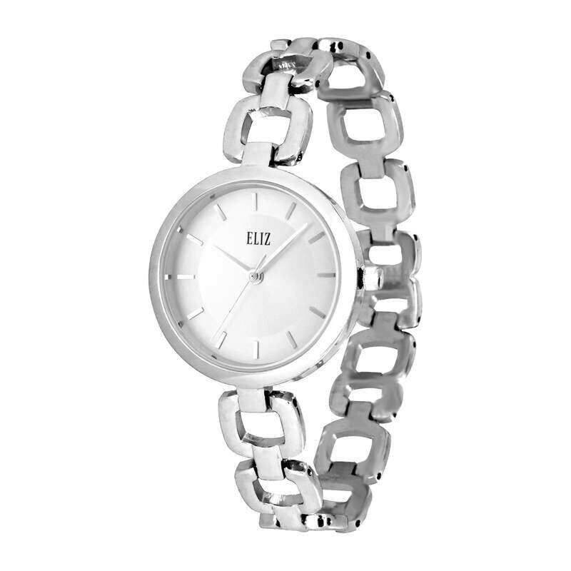 

ELIZ ES8758L2SWS Metal Case and Bracelet 3-Hands Women's Watch