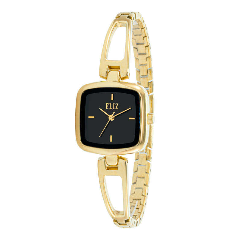 

ELIZ ES8828L2GNG Metal Case and Bracelet 3-Hands Women's Watch