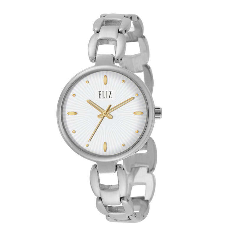 

ELIZ ES8854L2SWS Metal Case and Bracelet 3-Hands Women's Watch