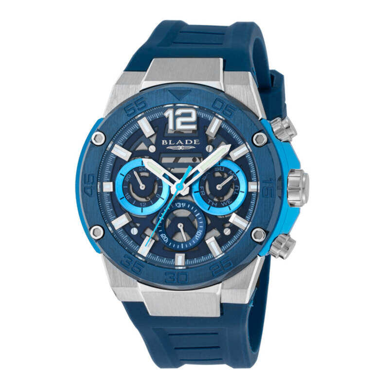 

BLADE Swift Navy 3667G5ZBB SS & Silicone Strap Multifunction Men's Watch