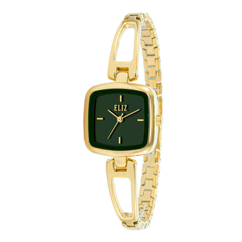 

ELIZ ES8828L2GEG Metal Case and Bracelet 3-Hands Women's Watch