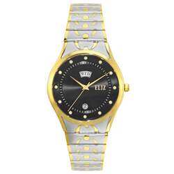 ELIZ ES8771G2TNT SS Caseback & Band Day-Date Men's Watch