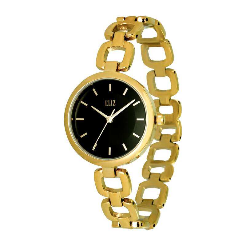 

ELIZ ES8758L2GNG Metal Case and Bracelet 3-Hands Women's Watch