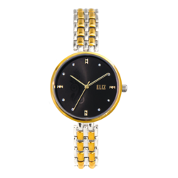 ELIZ ES8718L2TNT Metal Case and Bracelet 3-Hands Women's Watch