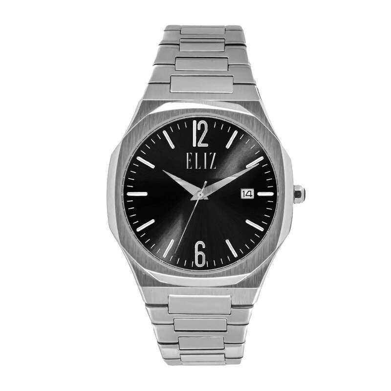 

ELIZ ES8595G2SNS SS Case & Band Date Men's Watch