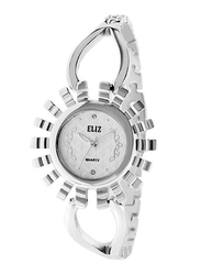 Eliz Analog Watch for Women with Stainless Steel Band, Water Resistant, ES8653L2SWS, Silver