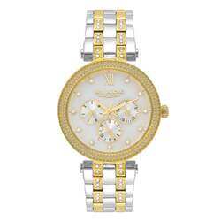 BLADE Dazzle Ivory 3632L2TST SS Case & Band Multifunction Women's Watch