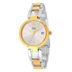 ELIZ ES8751L2TST Metal Case and Bracelet Date Women's Watch