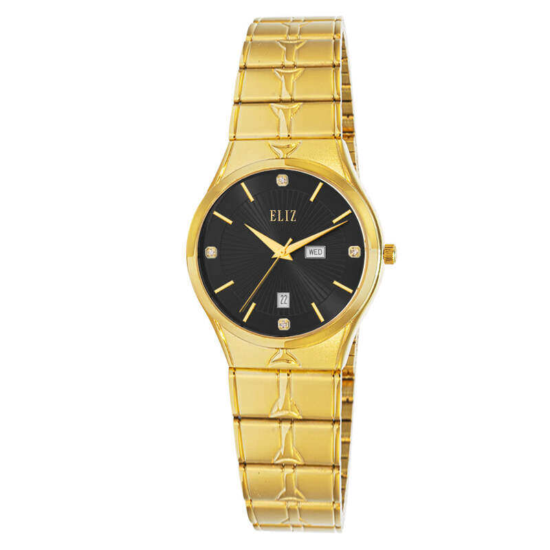 

ELIZ ES8801L2GNG SS Caseback & Band Day-Date Women's Watch