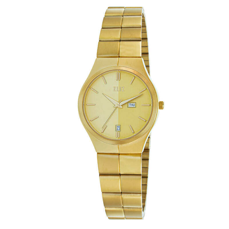 

ELIZ ES8803L2GCG SS Caseback & Band Day-Date Women's Watch