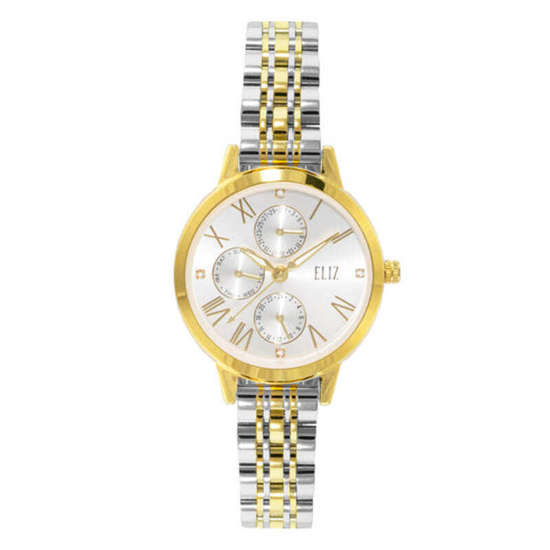 

ELIZ ES8755L2TST SS Caseback & Band Multifunction Women's Watch