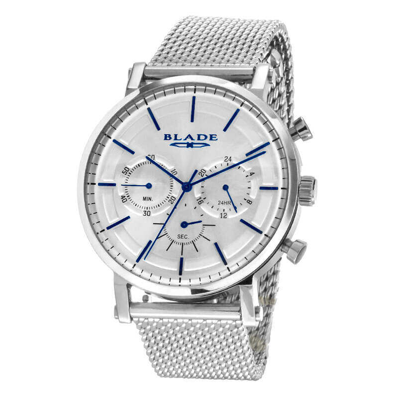 

BLADE Horizon SS White 3577G2SSS SS & Mesh Chronograph Men's Watch