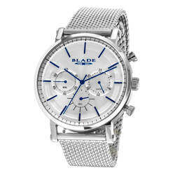 BLADE Horizon SS White 3577G2SSS SS & Mesh Chronograph Men's Watch