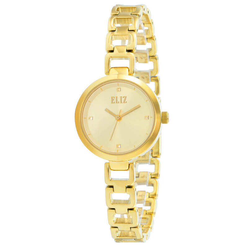 

ELIZ ES8826L2GCG Metal Case and Bracelet 3-Hands Women's Watch