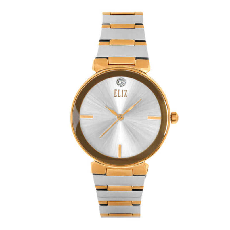 

ELIZ ES8594L2USU SS Case & Band 3-Hands Women's Watch