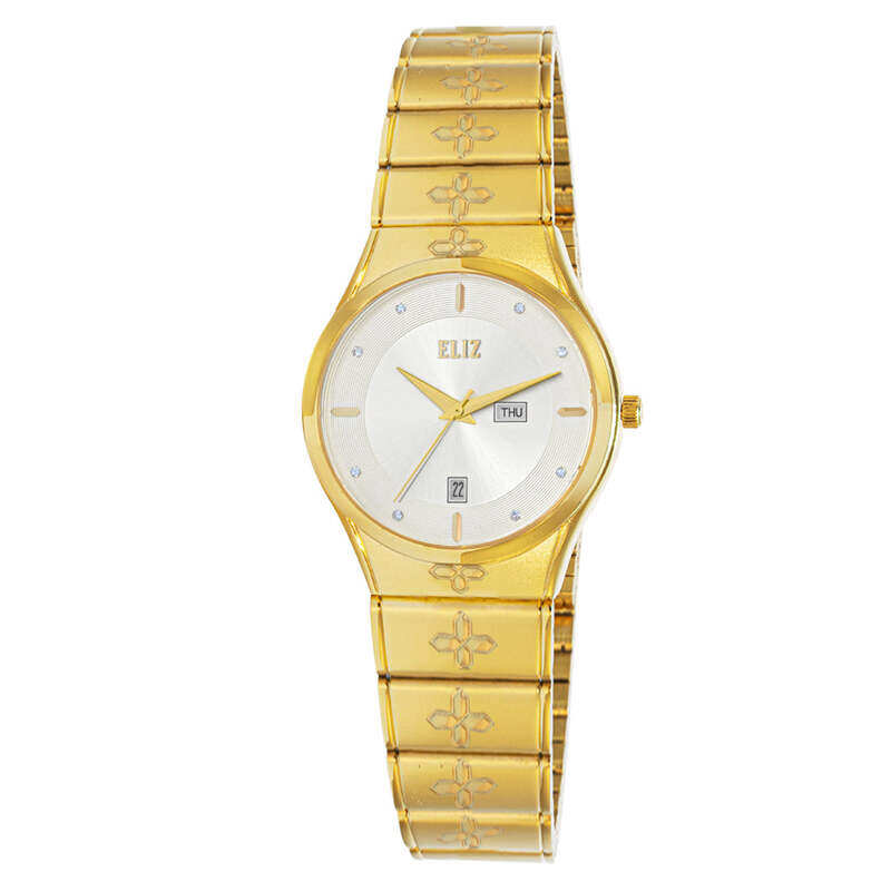 

ELIZ ES8800L2GSG SS Caseback & Band Day-Date Women's Watch