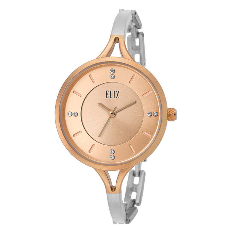 

ELIZ ES8852L2UPU Metal Case and Bracelet 3-Hands Women's Watch