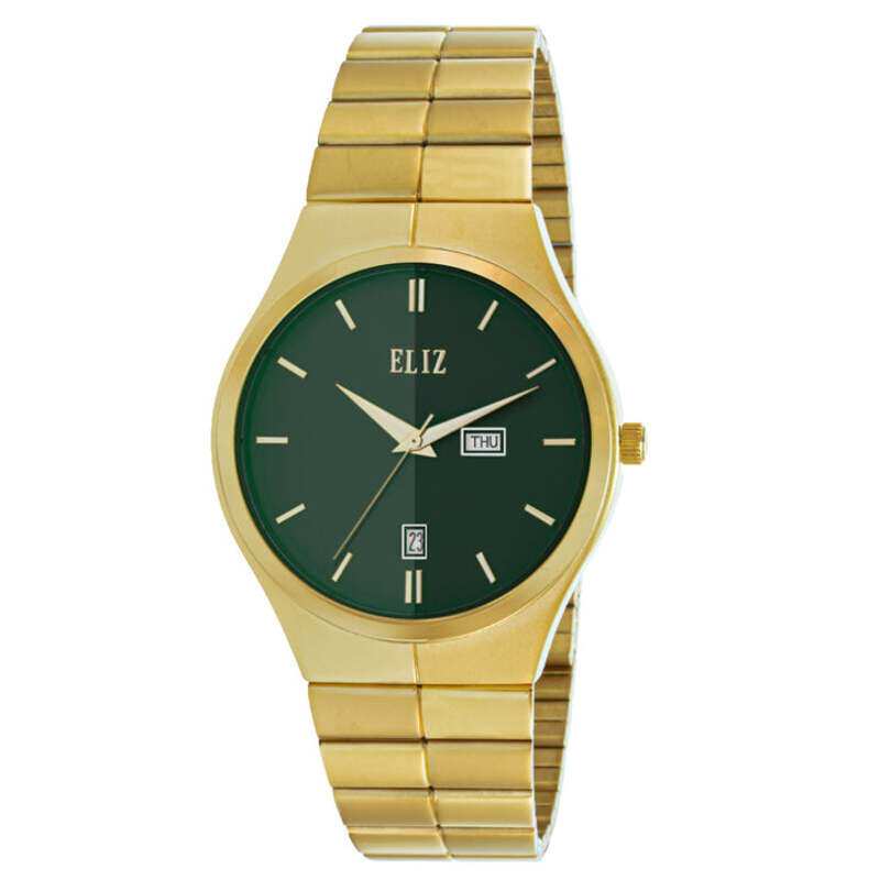 

ELIZ ES8803G2GEG SS Caseback & Band Day-Date Men's Watch