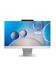 Asus A3202WBAK AIO Desktop Computer 21.4 inch Pentium Gold 8505, 4GB RAM, Intel UHD Graphic Card English KB with Windows 11 Home, White