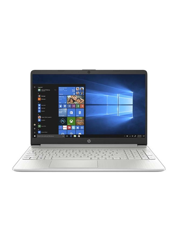 HP Notebook 15-dy1091 Laptop, 15.6" HD Display, Intel Core i3 10th Gen 1.2GHz, 256 SSD, 8GB RAM, Intel UHD Graphics, EN KB, Win10, 1F8Z8UA#ABA, Silver