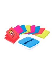 3M Post-It Val-SS8P-R330 Value Pack with Dispenser and 8 Pop Up Assorted Pads, Multicolor