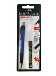 Faber-Castell Blister 131801 Mechanical Pencil, 0.5mm, Blue