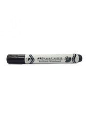 Faber-Castell Refillable Bullet Tip White Board Marker, Black