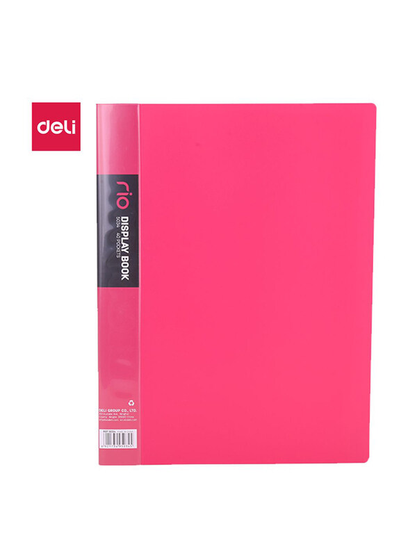 

Deli E5034 40 Pockets Display Book, A4 Size, Assorted