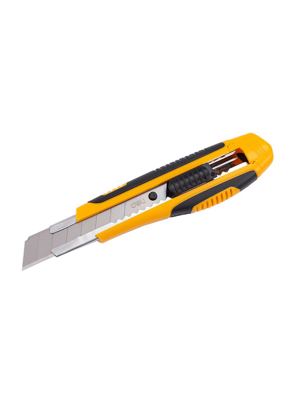 Deli E2044 Cutting Knife, 18mm, Yellow