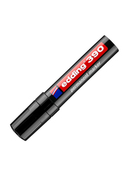 Edding E-390 Permanent Marker with Chisel Nib, Black