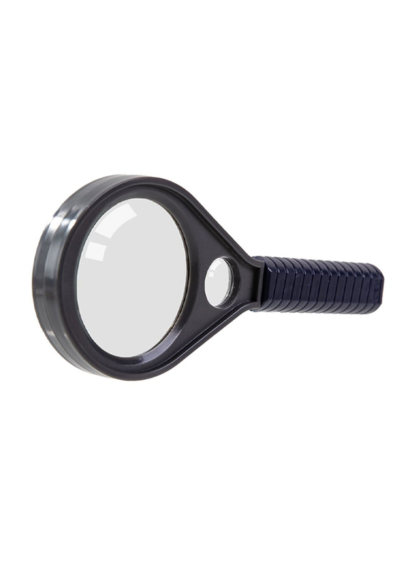 Deli E9092 50mm Lens Magnifying Glass, 1 Piece, Black