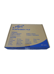 Elfen 927 Deluxe Suspension File Folder Set with 50 Title Holder, Full Scape, 50 Pieces, Dark Blue